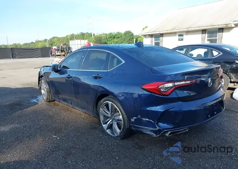 2021 Acura Tlx Advance из США, поврежденный, VIN 19UUB5F60MA010663